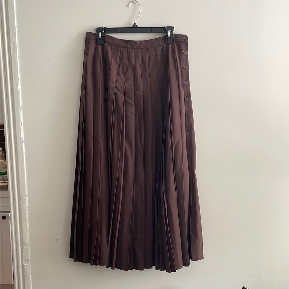 Loeffler Randall pleated maxi skirt